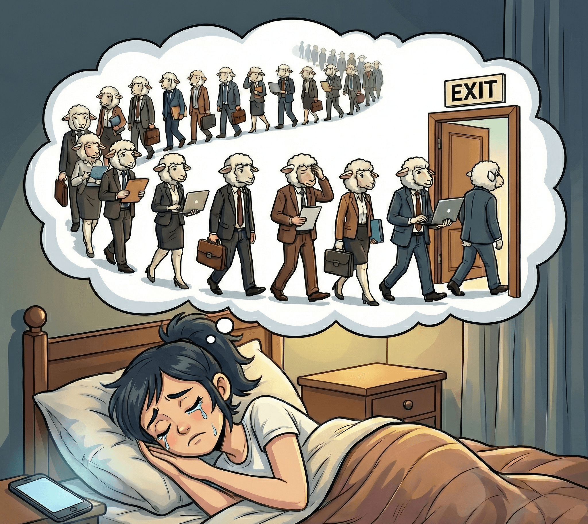 Distracted professional